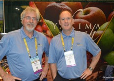 John Barnes and Brian Busey with Yakima Fresh.